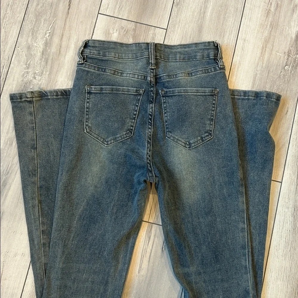 RISE supply co high rise flare jeans size 3 long tall